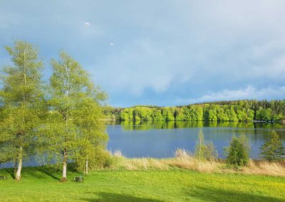 Lake Pelham in spring