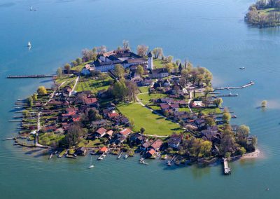 Aerial view Fraueninsel