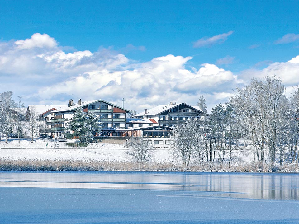 Hotel Seeblick im Winter